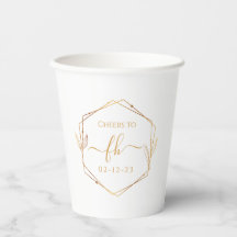 Elegante Klassieke Gouden Monogram Beginletter Tro