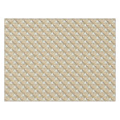 Elegante klassieke gouden munt luxe kerstboeket tafelkleed (Voorkant (Horizontaal))