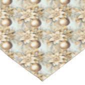 Elegante klassieke gouden munt luxe kerstboeket tafelkleed (Gekanteld)