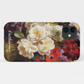 Elegante klassieke Hollandse meester witte rozen k Case-Mate iPhone Case (Achterkant (horizontaal))