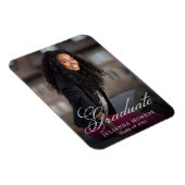 Elegante klassieke kalligrafie Afstuderen Magneet (Rechterzijde)