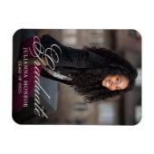 Elegante klassieke kalligrafie Afstuderen Magneet (Horizontaal)