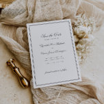 Elegante klassieke kalligrafie bruiloft save the date<br><div class="desc">Klassieke en tijdloze bruiloft bespaart de datum kaart, perfect voor koppels die ingetogen elegantie waarderen. Het klassieke grijs gekleurde kalligrafie lettertype biedt een vleugje verfijning aan uw speciale dag, terwijl het delicate ontwerp met dubbel lijst de belangrijke details van uw bruiloft in beeld brengt. Uw gasten zullen onder de indruk...</div>