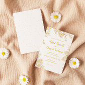 Elegante klassieke kersttrouw uitnodiging