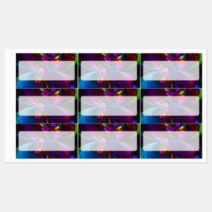 Elegante Klassieke Moderne Bloem Motief #902 Trouw Labels