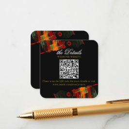 Elegante Klassieke Moderne Trendy Patroon #903 Tro Informatiekaartje