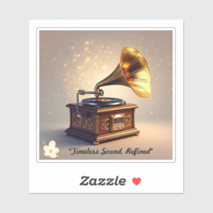 Elegante klassieke muziek sticker