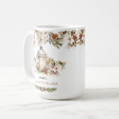 Elegante klassieke naam Hot Chocolate Christmas La Koffiemok (Voorkant links)