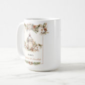 Elegante klassieke naam Hot Cocoa Christmas Large Koffiemok (Voorkant links)