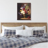 Elegante klassieke Nederlandse Master Stilleven Ku Canvas Afdruk (Insitu (Slaapkamer))