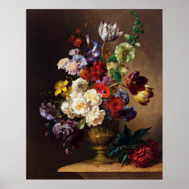 Elegante klassieke Nederlandse Master Stilleven Ku Poster