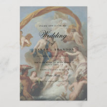 Elegante Klassieke Oude Schilderij Bruiloft