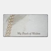 Elegante klassieke parels van wijsheid stijlvolle bureaumat (Voorkant)