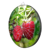 Elegante klassieke rode frambozen dartbord (Voorkant Rechts)