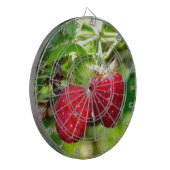 Elegante klassieke rode frambozen dartbord (Voorkant Links)