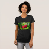 Elegante klassieke rode frambozen t-shirt (Voorkant volledig)