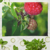 Elegante klassieke rode frambozen theedoek (Gevouwen)