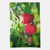 Elegante klassieke rode frambozen theedoek (Verticaal)