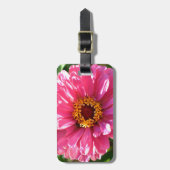 Elegante klassieke roze bloemen bloem moeder madel bagagelabel (Voorkant verticaal)