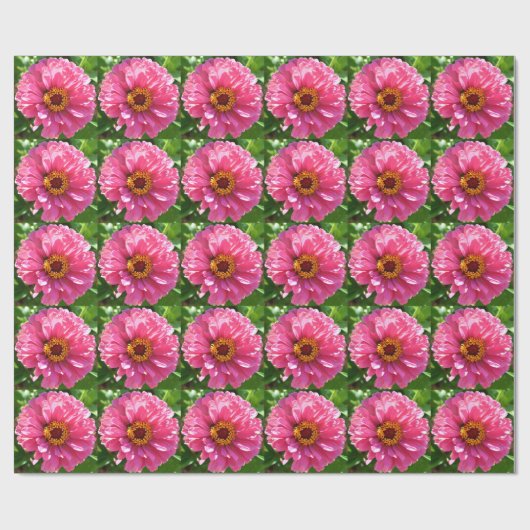 Elegante klassieke roze bloemen bloem moeder madel cadeaupapier (Vlak)