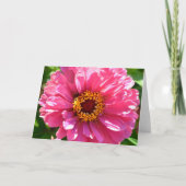 Elegante klassieke roze bloemen bloem moeder madel kaart (Voorkant)