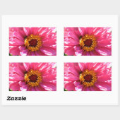 Elegante klassieke roze bloemen bloem moeder madel rechthoekige sticker (Vel)