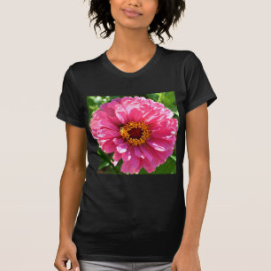 Elegante klassieke roze bloemen bloem moeder madel t-shirt