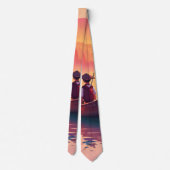 Elegante klassieke stijlvolle halsdas voor bruidsj stropdas (Achterkant)