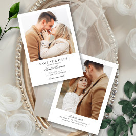 Elegante klassieke trouwfoto's in stijlvolle setti save the date