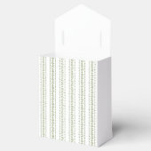 Elegante klassieke vintage bruiloft monogram bedankdoosjes (Geopend)