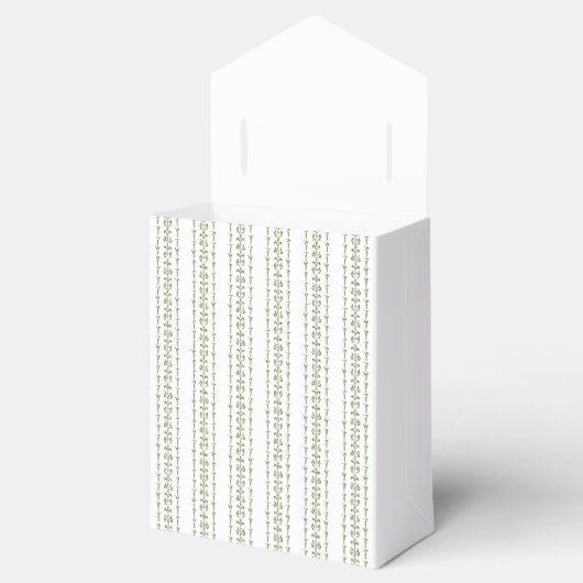 Elegante klassieke vintage bruiloft monogram bedankdoosjes (Geopend)