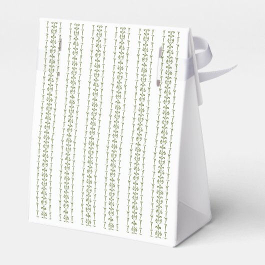 Elegante klassieke vintage bruiloft monogram bedankdoosjes (Achterkant)