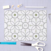 Elegante klassieke vintage bruiloft monogram tissuepapier (Craft)