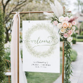 Elegante klassieke witte bloem bruiloft feestelijk poster