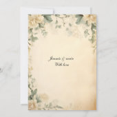 Elegante klassieker kaart (Achterkant)