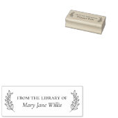 Elegante klassieker "Uit de bibliotheek van" Rubberstempel (Gestempeld)