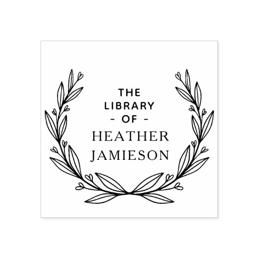 Elegante klassieker uit de LIbrary van Custom Book Rubberstempel (Afrduk)
