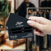 Elegante Kleding Business Zwart Wit Grijs Grijs Visitekaartje