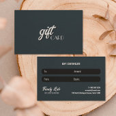 Elegante Kleding Business Zwart Wit Grijs Grijs Visitekaartje