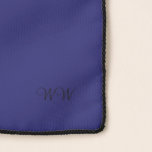 Elegante Kledingkast Midnight Blue Monogrammed Sja Sjaal<br><div class="desc">Elegante kledingkast Midnight Blue met optionele Initialen Monogram Chiffon sjaal. Ontworpen door Claudine Boerner.</div>