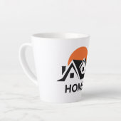 Elegante kleine latte Mok, 12 oz Latte Mok (Linkerhoek)