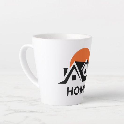 Elegante kleine latte Mok, 12 oz Latte Mok (Linkerhoek)