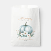 Elegante kleine pompoen op zijn Way Boy Baby showe Bedankzakje (Voorkant)