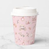 Elegante kleine prinses Baby shower papieren beker (Achterkant)
