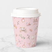 Elegante kleine prinses Baby shower papieren beker (Voorkant)