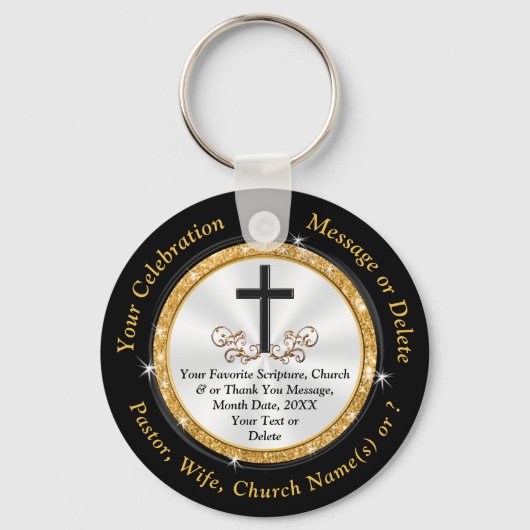 Elegante, kleine religieuze cadeautjes, elke geleg sleutelhanger (Voorkant)