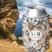 Elegante kleine stenen rustieke Boho Floral bruilo Blikjeskoeler