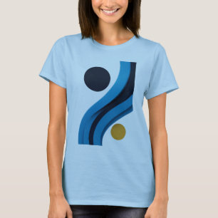 Elegante Kleur Kunst Vrouwen T-shirt