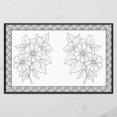 Elegante kleur van uw eigen gepersonaliseerde brie (Voorkant)