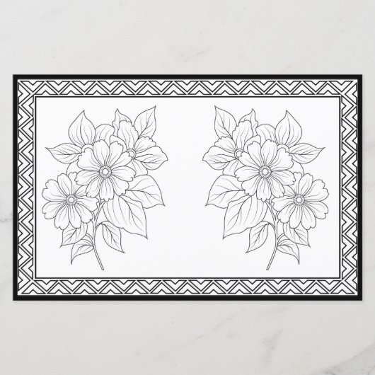 Elegante kleur van uw eigen gepersonaliseerde brie (Voorkant)